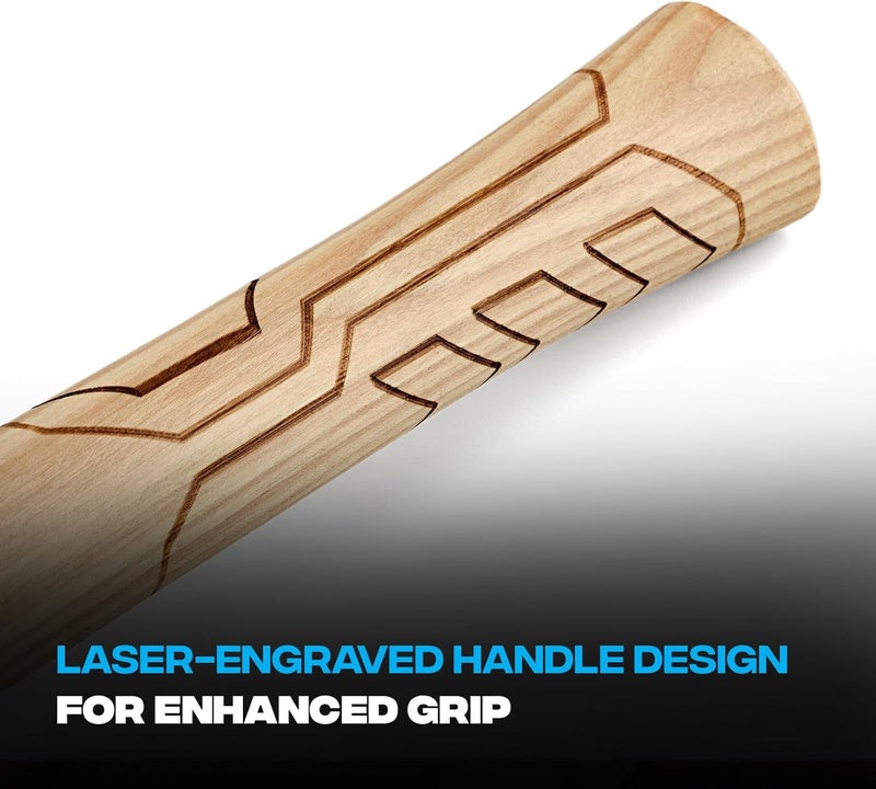 Ox Tools Pro 14 Inch Carbon Steel Hatchet, Straight Hickory Handle & Smooth Face Hammer Head -P094814 - Image 4